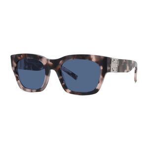 Givenchy Sunglasses Square Full Rim, Coloured Havana Frame and Blue Lens